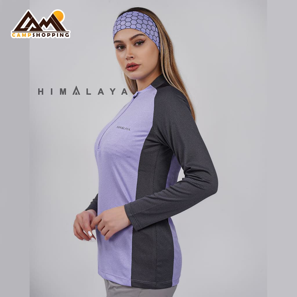بلوز نیم زیپ زنانه هیمالیا کد 75310 — تصویر ۲