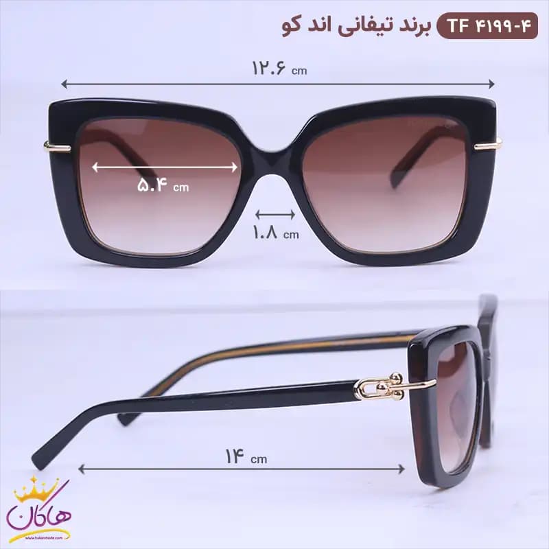 عینک آفتابی تیفانی زنانه TF 4199/4 مدل پروانه ای — تصویر ۲