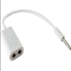 مبدل 1 به 2 AUX مدل Ultra High Quality طول 0.1 متر