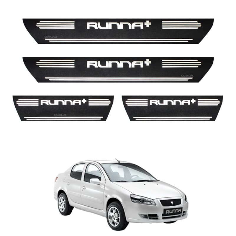 برچسب پارکابی طرح چرمی مدل ونوس نوشته رانا پلاس Runna + لاتین