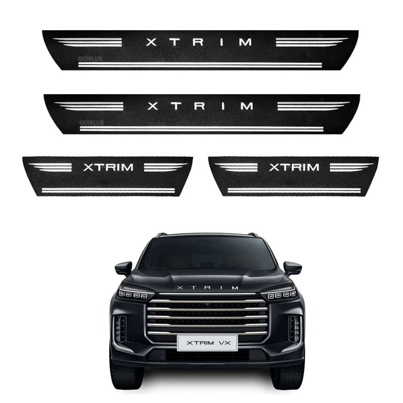 برچسب پارکابی طرح چرمی مدل ونوس نوشته ایکس تریم – XTRIM