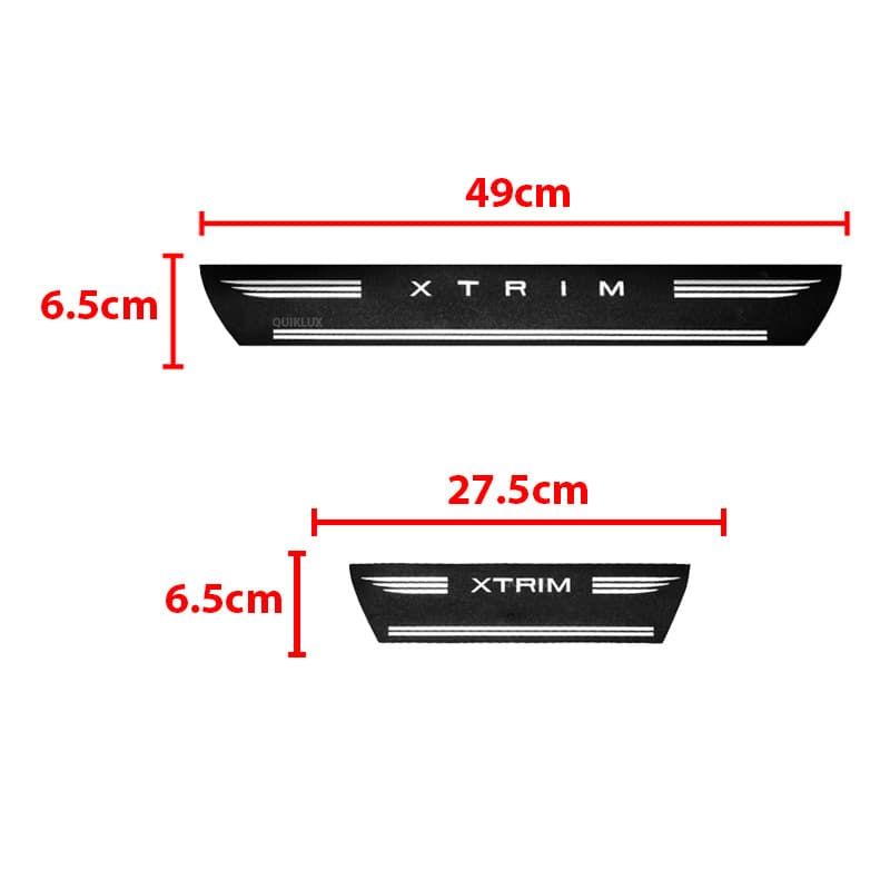 برچسب پارکابی طرح چرمی مدل ونوس نوشته ایکس تریم – XTRIM — تصویر ۴