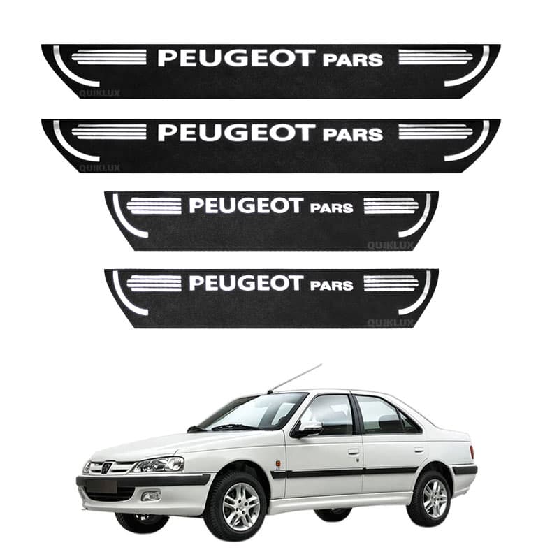 برچسب پارکابی طرح چرمی مدل ونوس نوشته پژو پارس – peugeot pars