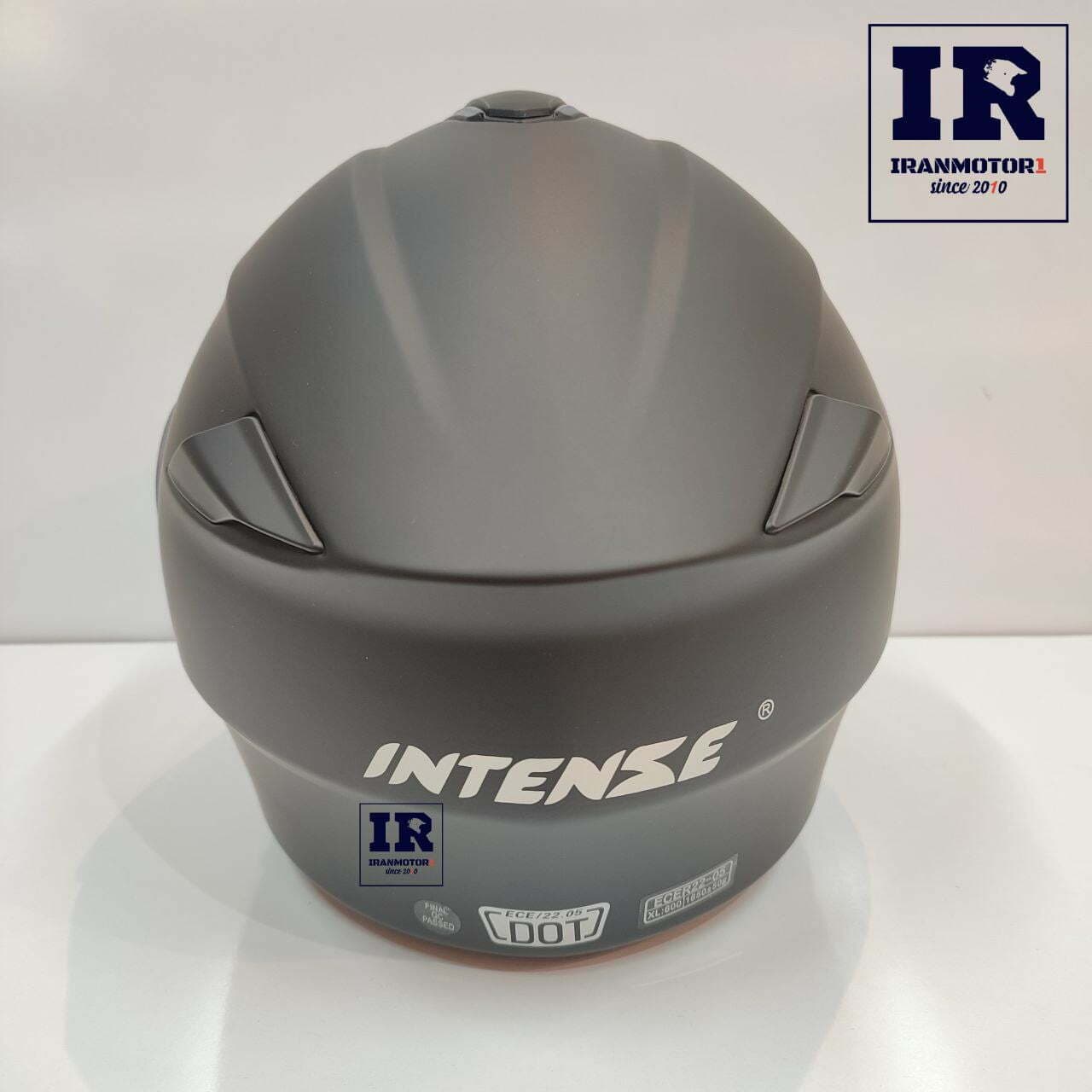 کلاه کاسکت فک متحرک اینتنز intenze کد 938 مشکی مات — تصویر ۴