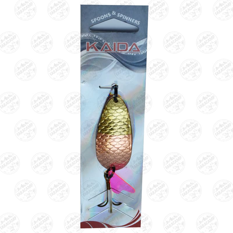 طعمه قاشقک ماهیگیری کایدا طلایی-مسی ۱۶ گرمی