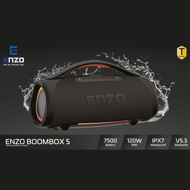 اسپیکر شارژی ENZO BOOMBOX 5 — تصویر ۳