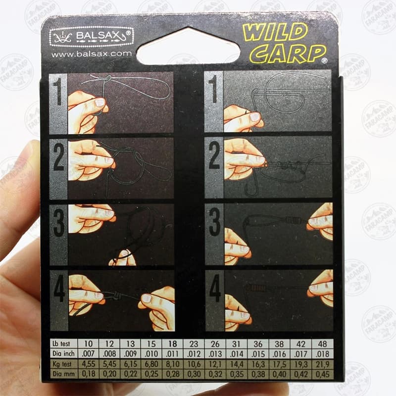 نخ ماهیگیری wild carp سایز۰/۲۵ .۱۰۰متر — تصویر ۳