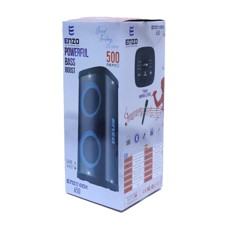 اسپیکر بلوتوث قابل حمل ENZO BOX650 — تصویر ۶