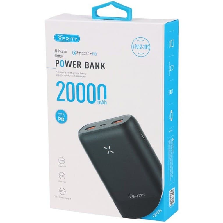 پاور بانک VERITY 20000 PU149 — تصویر ۶