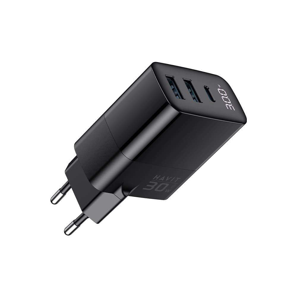 شارژر دیواری 3پورت HAVIT 30W — تصویر ۴