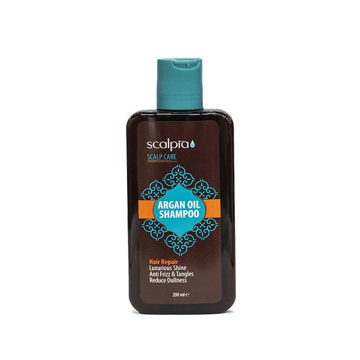 شامپو مو اسکالپیا مدل argan oil حجم 200 میلی لیتر