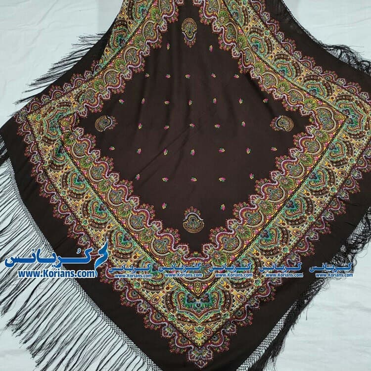 چارقد دلار قهوه ای rw1044 — تصویر ۲