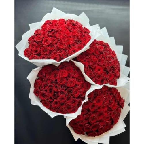 دسته گل رز برای روز مرد برای پرسنل مرد 5952