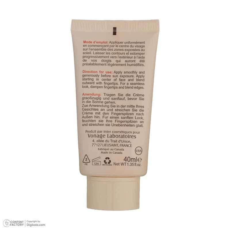 کرم ضد آفتاب رنگی الارو SPF25 سری Foundation Effect مدل Natural Beige مناسب انواع پوست تحت لیسانس حجم 40 میلی لیتر — تصویر ۴