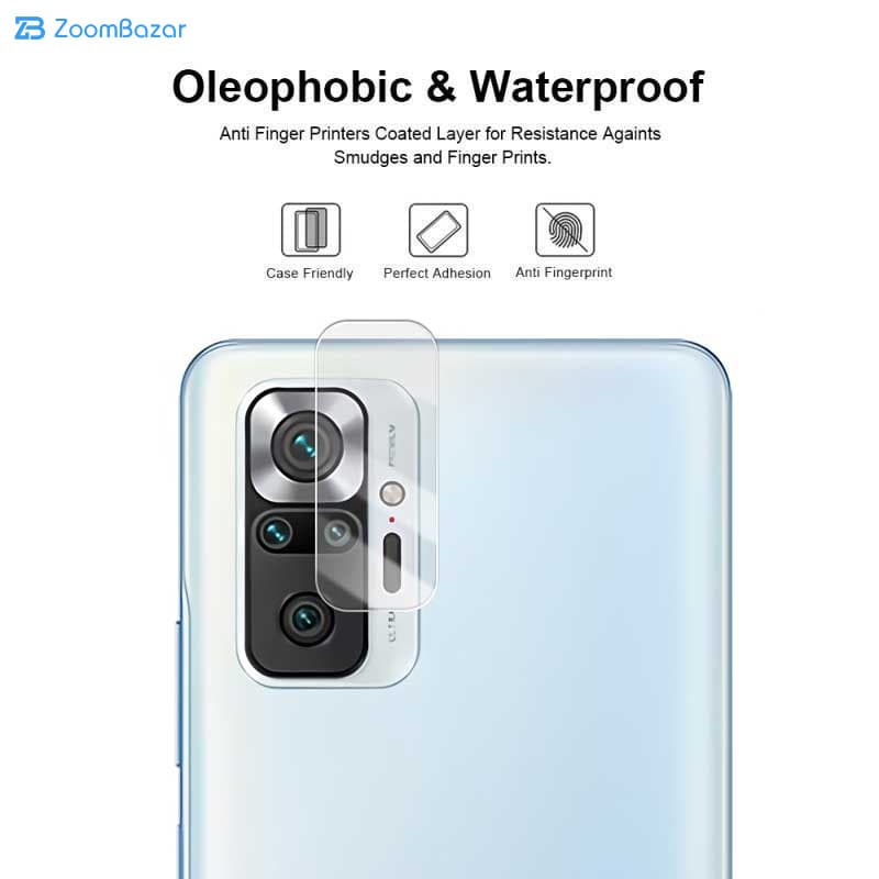 محافظ لنز دوربین اپیکوی مدل 3D-Clear مناسب برای گوشی موبایل شیائومی Redmi Note 10 Pro — تصویر ۳
