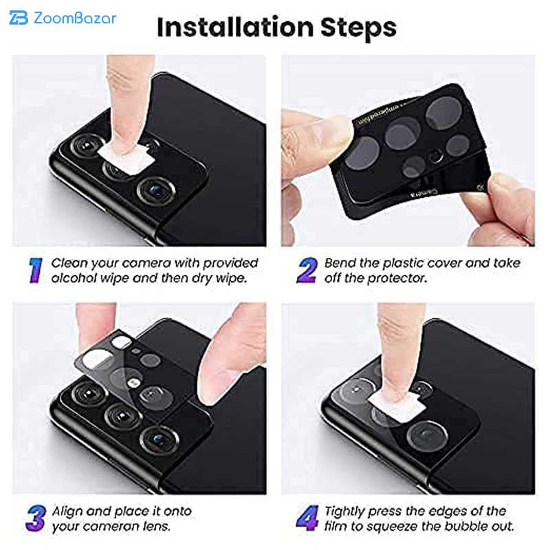 محافظ لنز دوربین اپیکوی مدل 3D-Power مناسب برای گوشی موبایل سامسونگ Galaxy Z Flip 4 — تصویر ۸