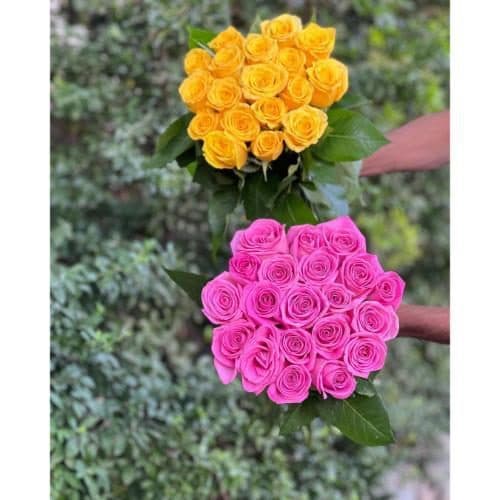 مدل دسته گل رز 5755
