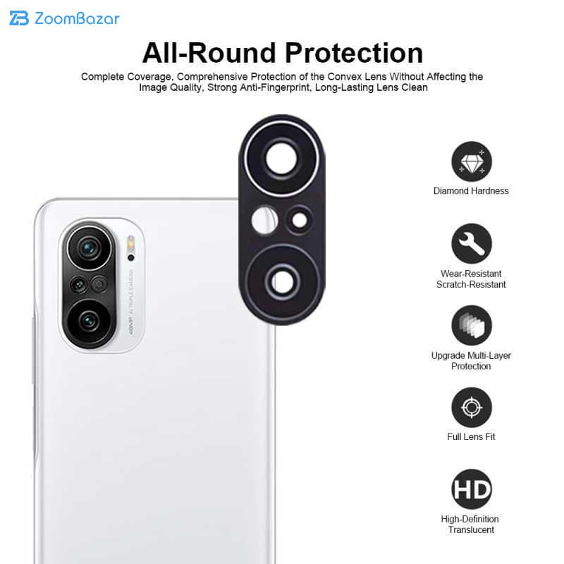 محافظ لنز دوربین اپیکوی مدل 3D-Power مناسب برای گوشی موبایل شیائومی Redmi K40/ K40 Pro — تصویر ۲