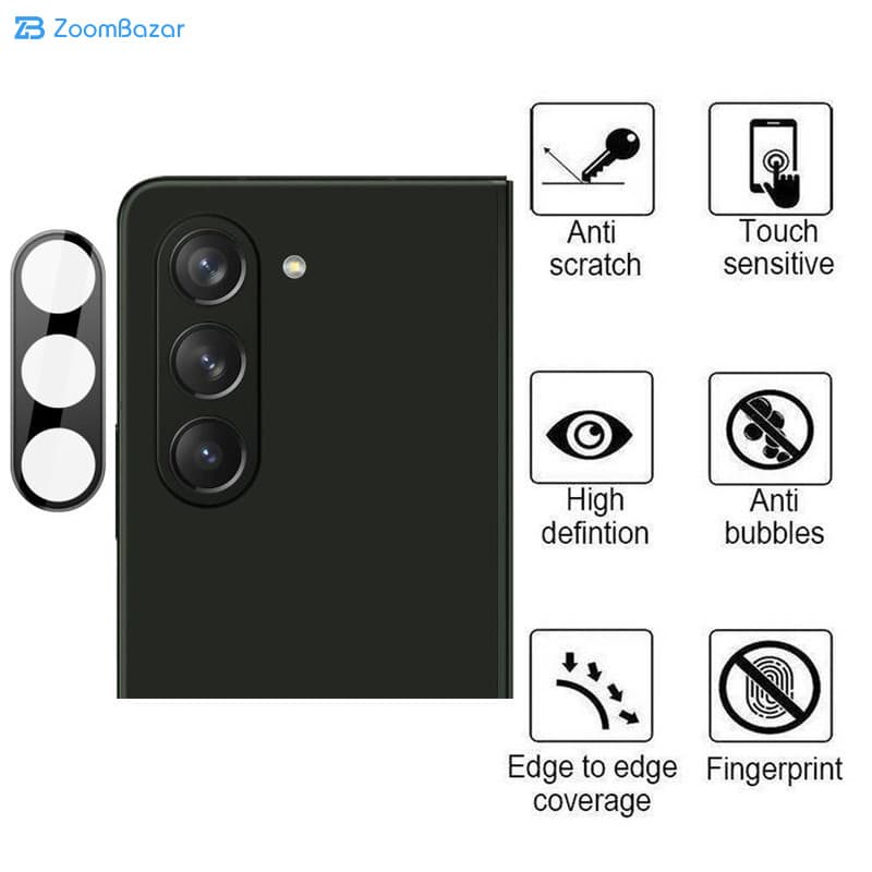 محافظ لنز دوربین اپیکوی مدل 3D-Power مناسب برای گوشی موبایل سامسونگ Galaxy Z Fold 5 — تصویر ۵