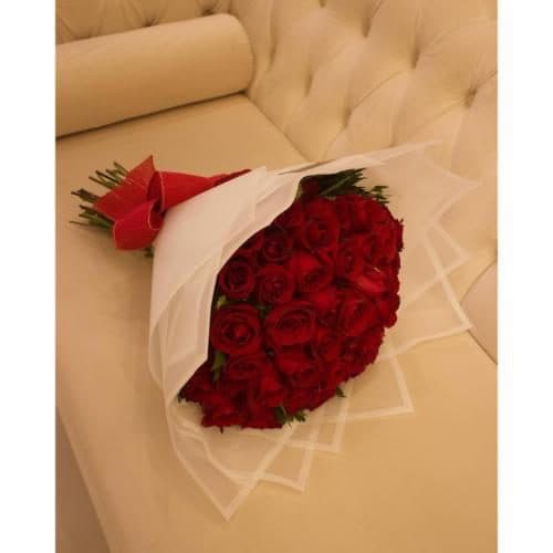 گل رز قرمز هلندی 5729