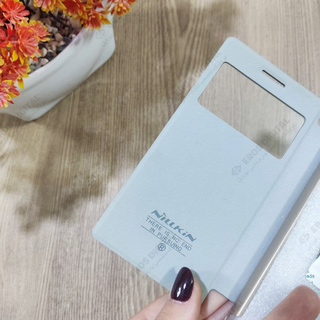 قاب گوشی Huawei Ascend G6 کیف کلاسوری نیلکین مدل Sparkle Leather — تصویر ۳