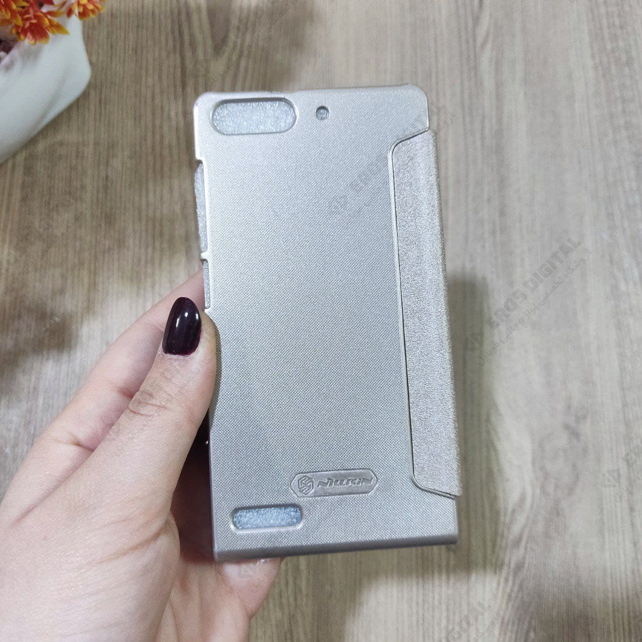 قاب گوشی Huawei Ascend G6 کیف کلاسوری نیلکین مدل Sparkle Leather — تصویر ۲