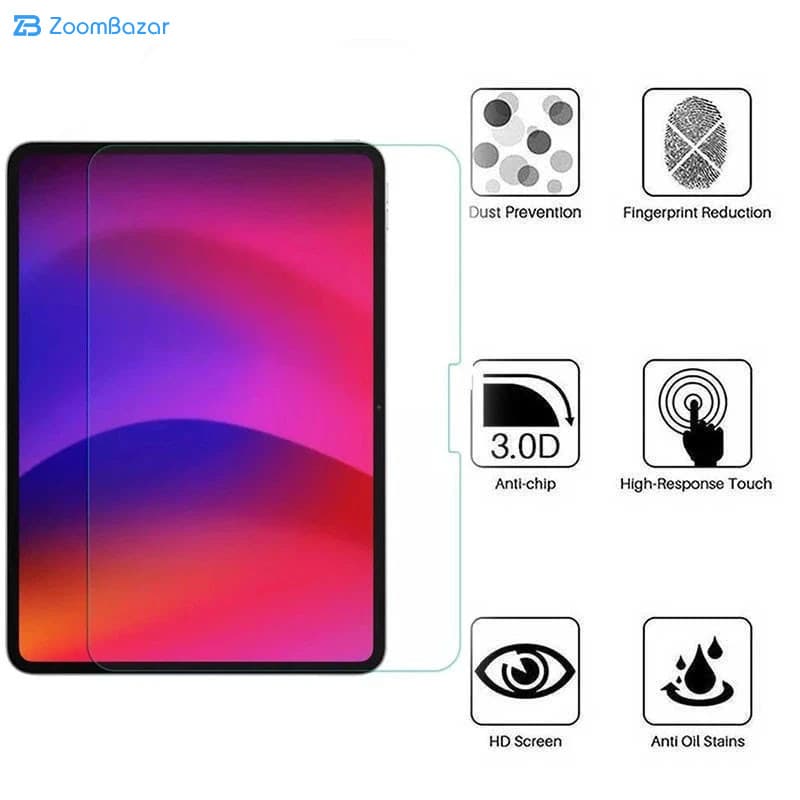 گلس گرین لاین مدل Screen Guard مناسب برای تبلت اپل iPad Air 11 Inch (2025) / iPad 10 (10.9) / iPadA16 — تصویر ۴