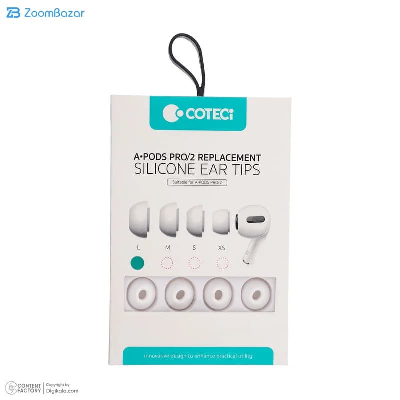 سری هندزفری کوتتسی مدل 73051-L مناسب برای هدفون بلوتوثی اپل Airpods Pro/2 بسته 8 عددی — تصویر ۱۲