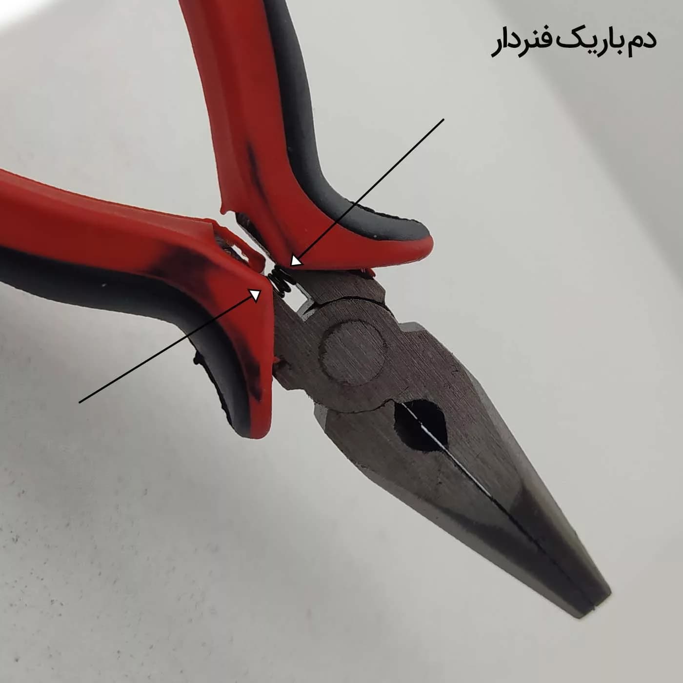 انبر دم باریک مدل لایت ایران سایز 4.5 اینچ — تصویر ۳