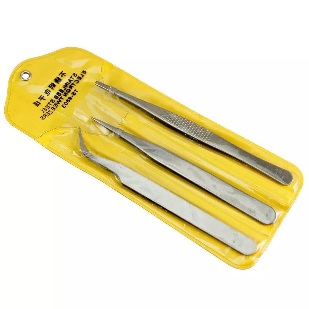 انبر پنس مدل TWEEZERS TS_9803 مجموعه 3 عددی — تصویر ۲
