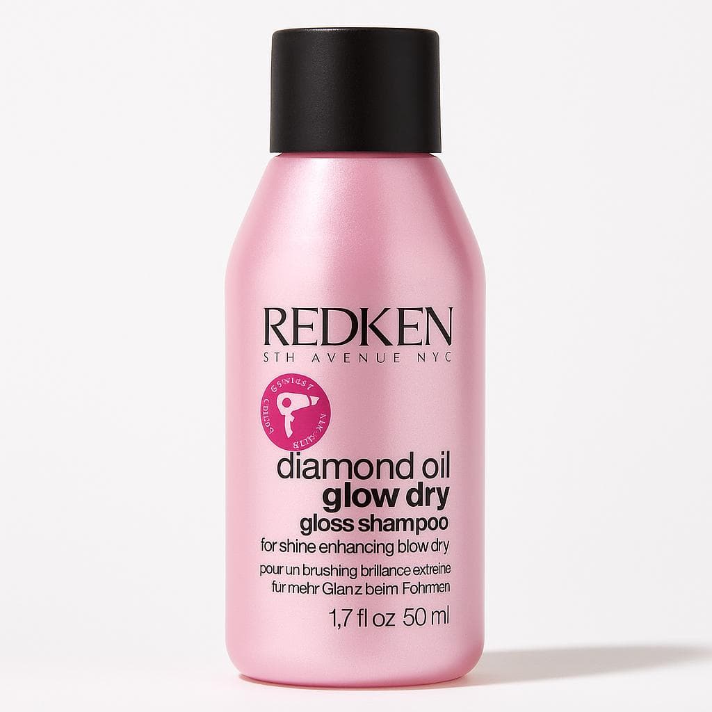 شامپو درخشان کننده مو ردکن مدل Diamond Oil Glow Dry Gloss حجم 50 میل