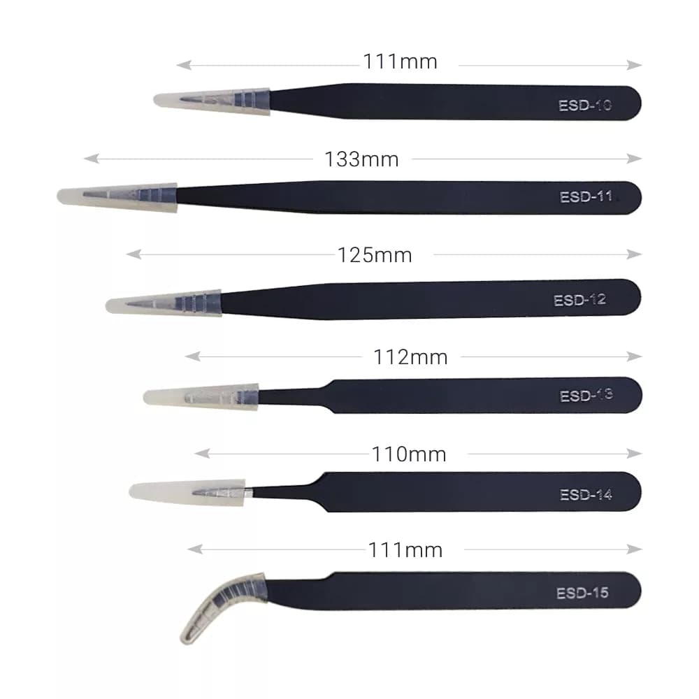 انبر پنس مدل 6PCS مجموعه 6 عددی — تصویر ۳