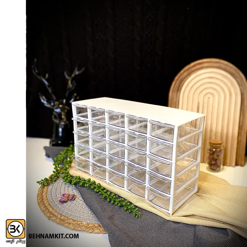 مگازین / جعبه قطعات 25 خانه