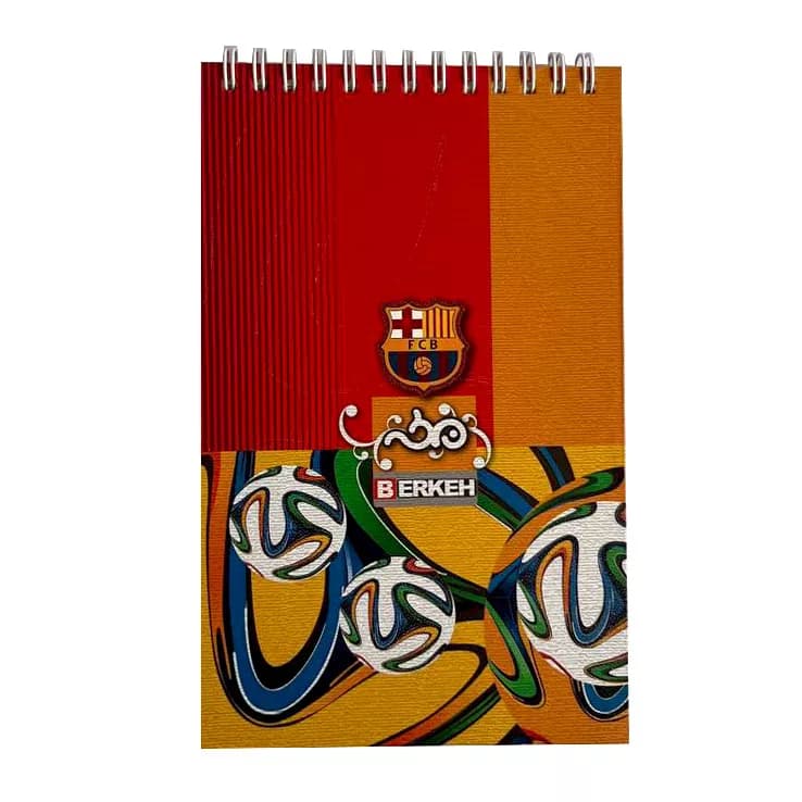 دفترچه یادداشت 100برگ برکه مدل خبرنگاری بزرگ کد 6110
