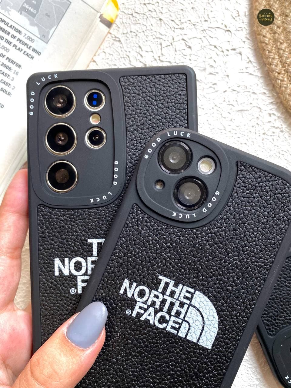 قاب north face چرمی (آیفون سامسونگ شیائومی) — تصویر ۴