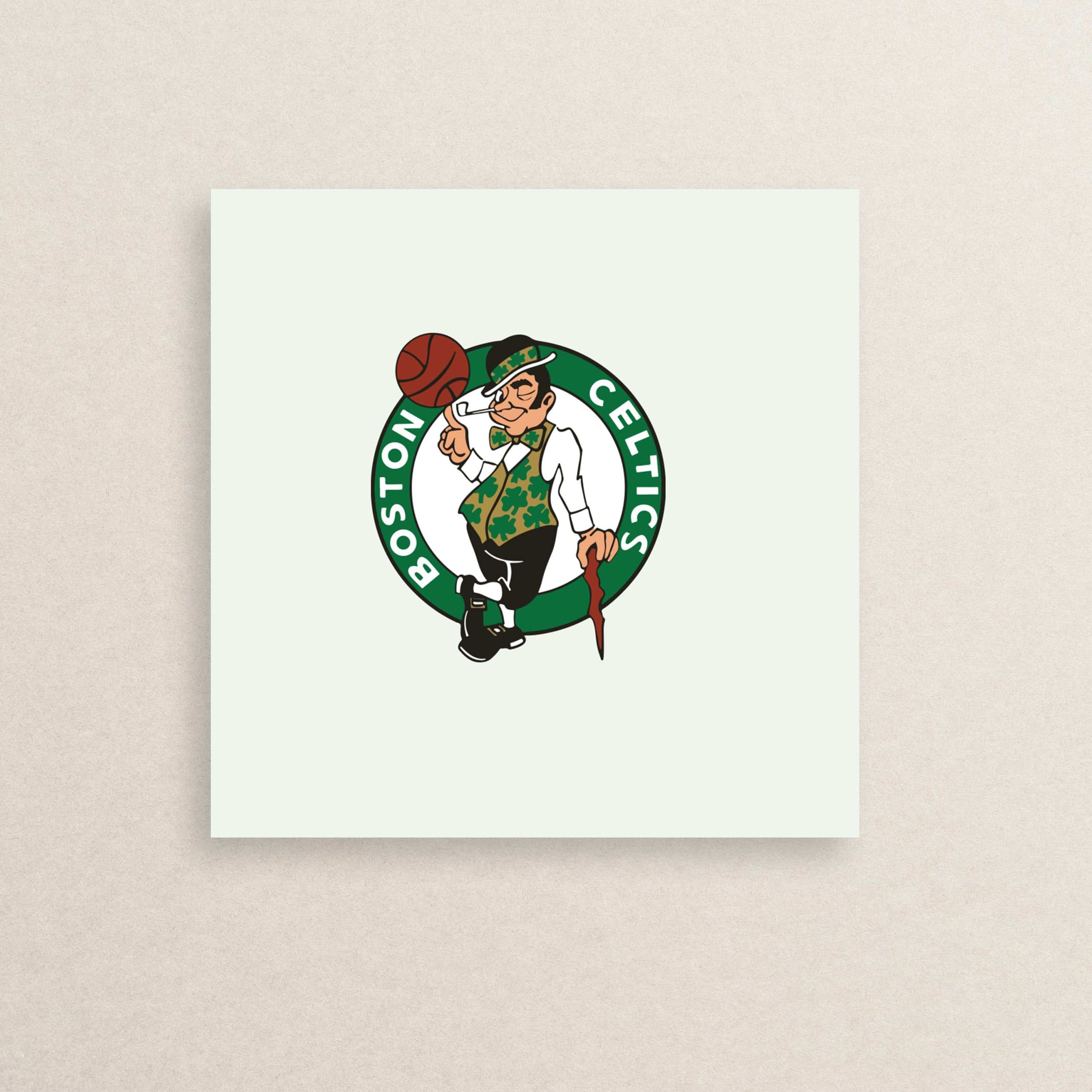 استیکر لوگوی تیم بسکتبال بوستون سلتیکس 01 | 01 Boston Celtics logo sticker