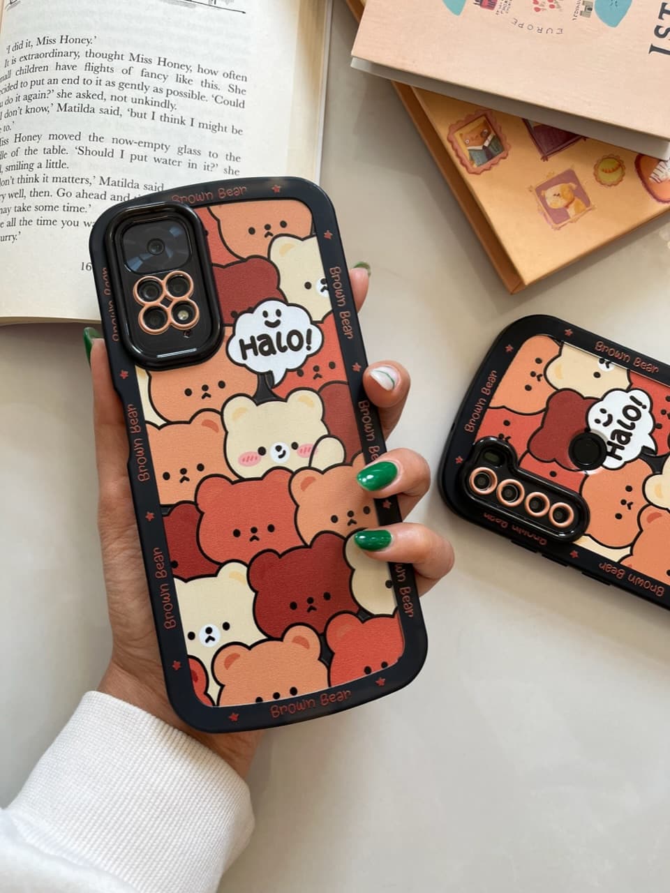 قاب خرس قهوه ای Brown bear(آیفون سامسونگ شیائومی ) — تصویر ۲