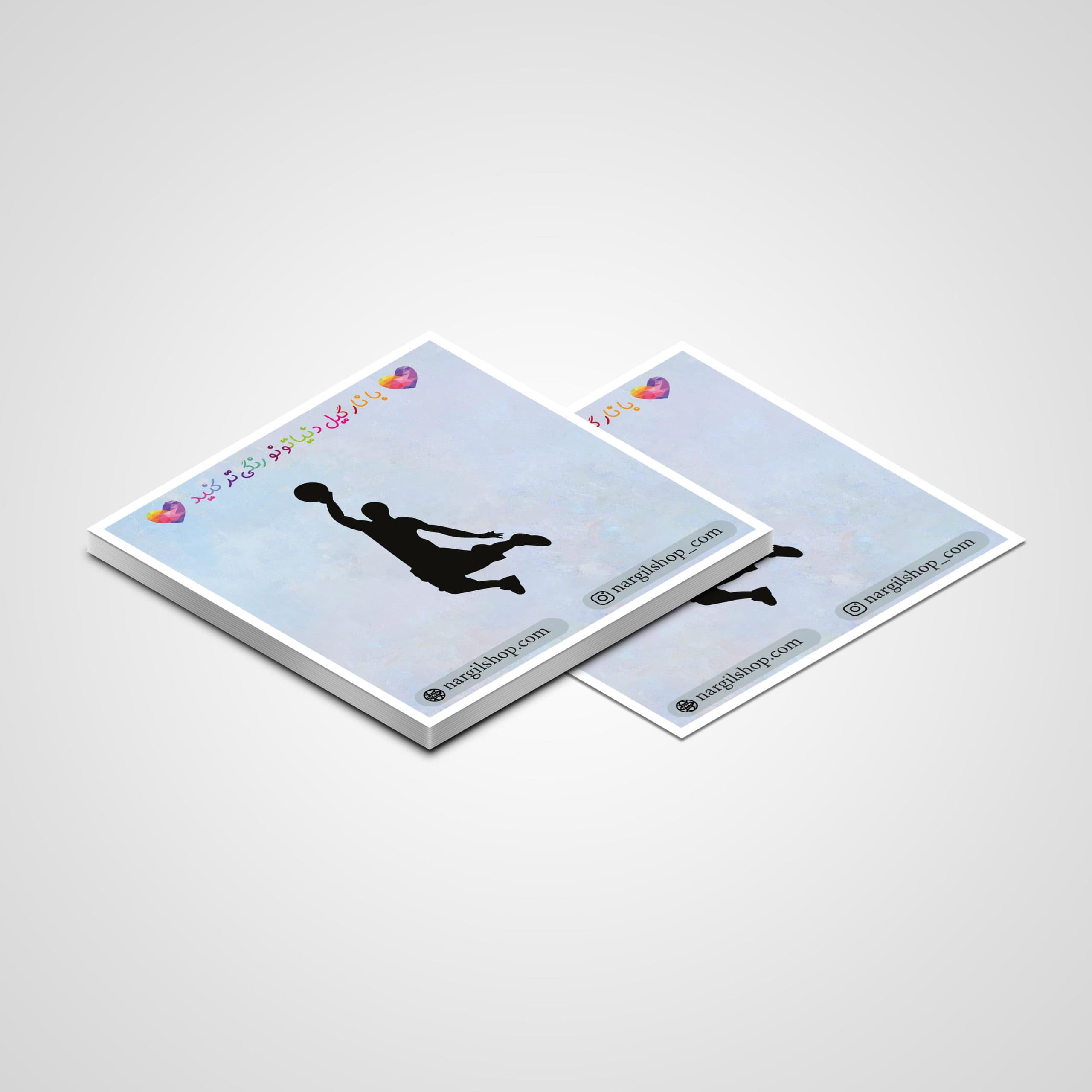 استیکر بسکتبالیست 01 | 01 Basketball player sticker — تصویر ۲