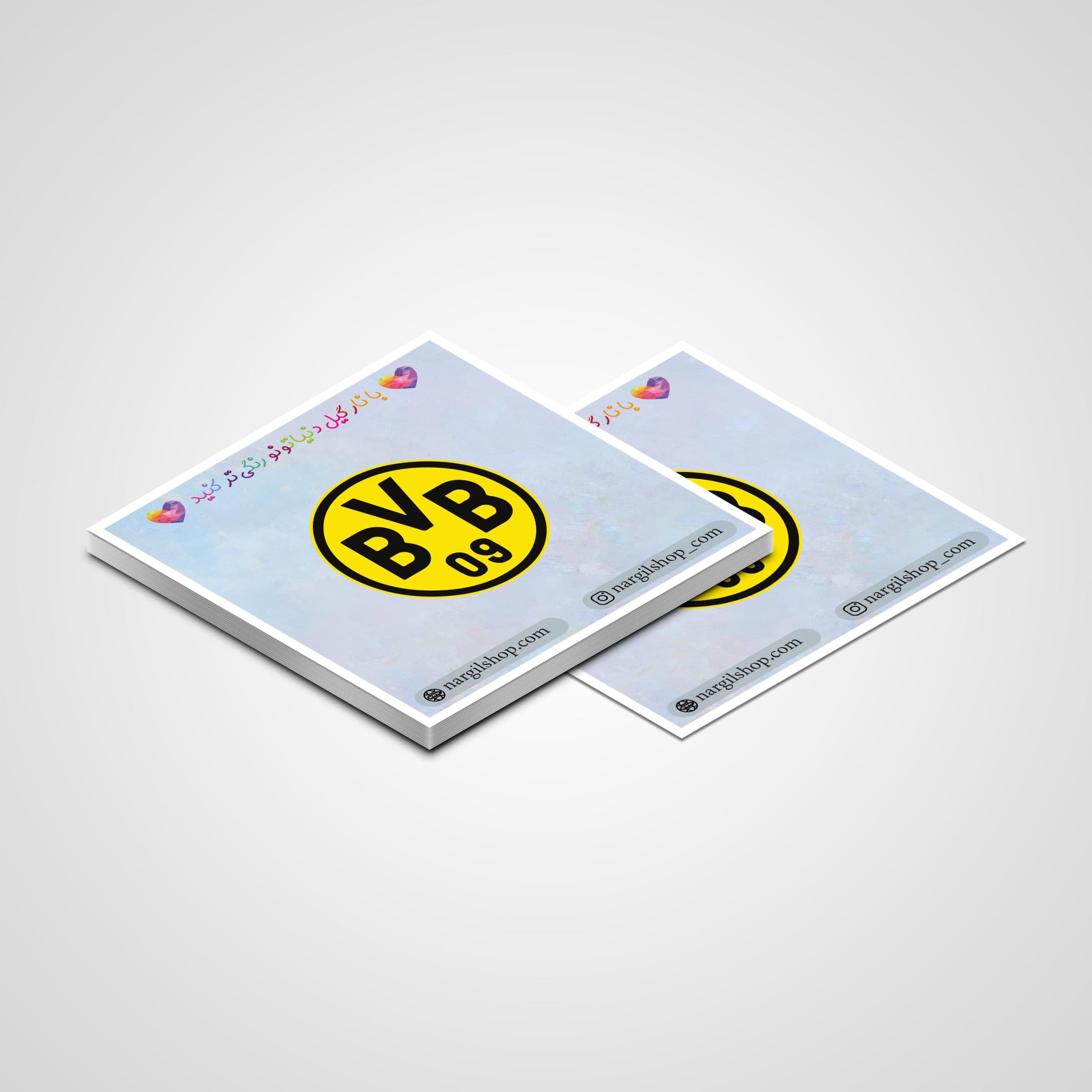 استیکر لوگوی تیم فوتبال بروسیا دورتموند 01 | 01 Borussia Dortmund logo sticker — تصویر ۲