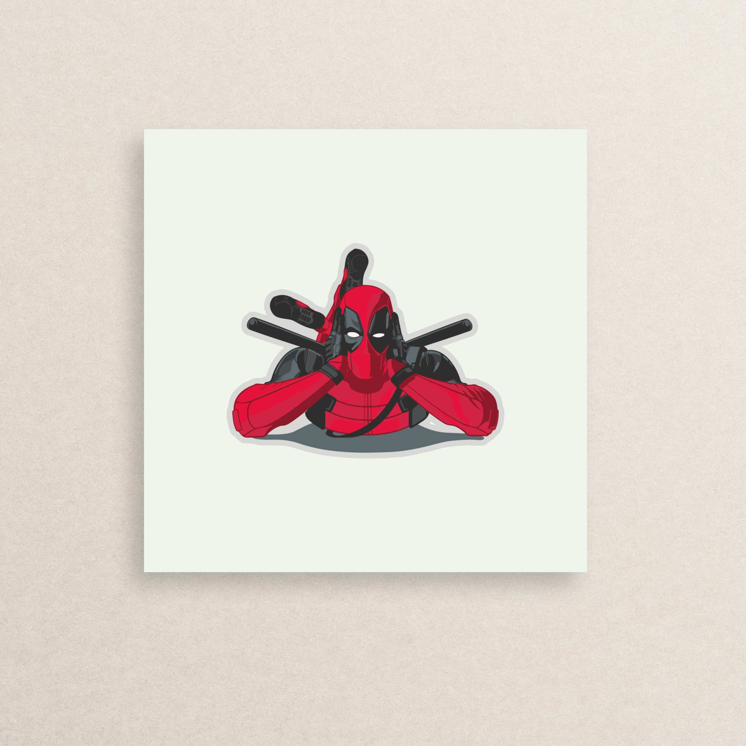 استیکر ددپول مارول 01 | Marvel Deadpool sticker 01