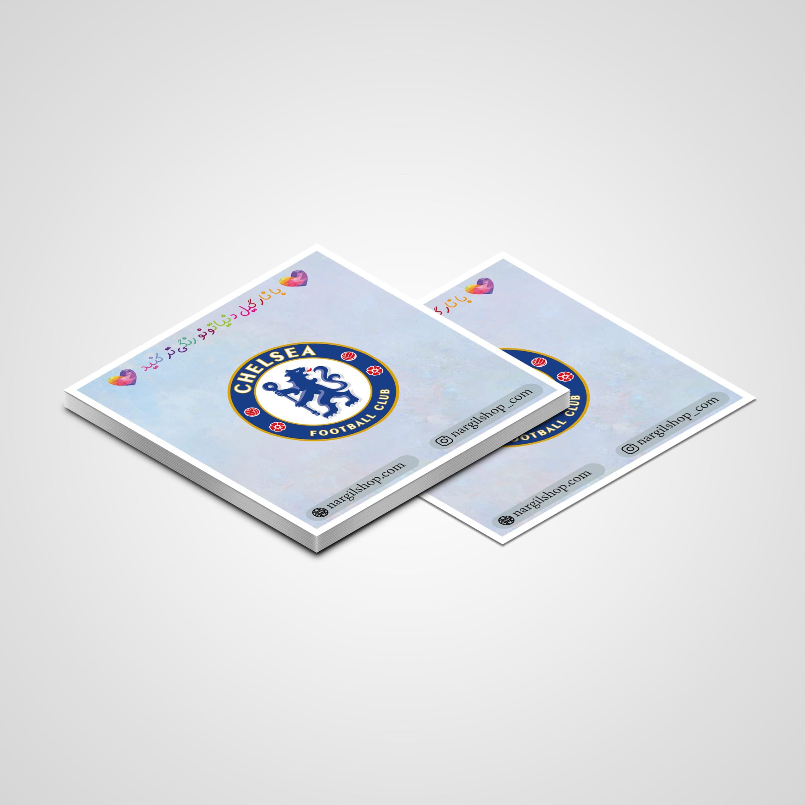 استیکر لوگوی تیم فوتبال چلسی 01 | 01 Chelsea logo sticker — تصویر ۲