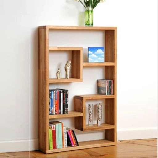 قفسه کتاب و دکوری چوبی کد B10 -ارسال رایگان مبلمان اورلین مدل 964153