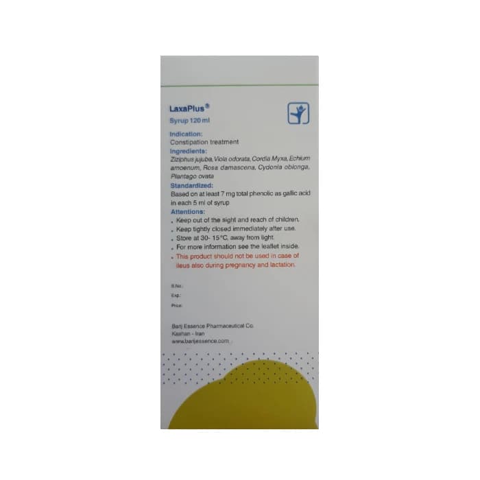 شربت لاکساپلاس باریج اسانس – 120 میلی لیتر — تصویر ۳