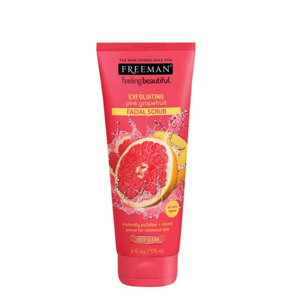 ماسک صورت و اسکراب گریپ فروت فریمن Freeman pink grapefruit exfoliating Mask+Scrub حجم ۱۷۵ میلی لیتر