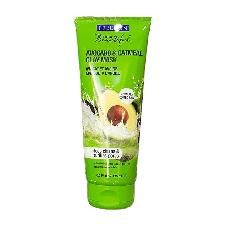 ماسک صورت جو و آووکادو فریمن Freeman AVOCADO & OATMEAL CLAY FACIAL MASK حجم ۱۷۵ میلی لیتر