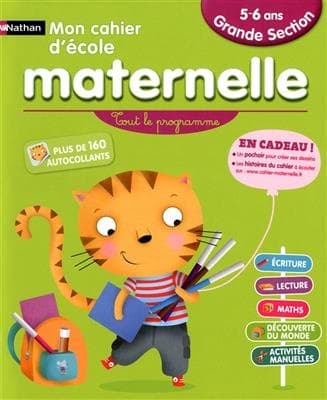 کتاب زبان فرانسه مترنل Mon cahier maternelle 5/6 ans