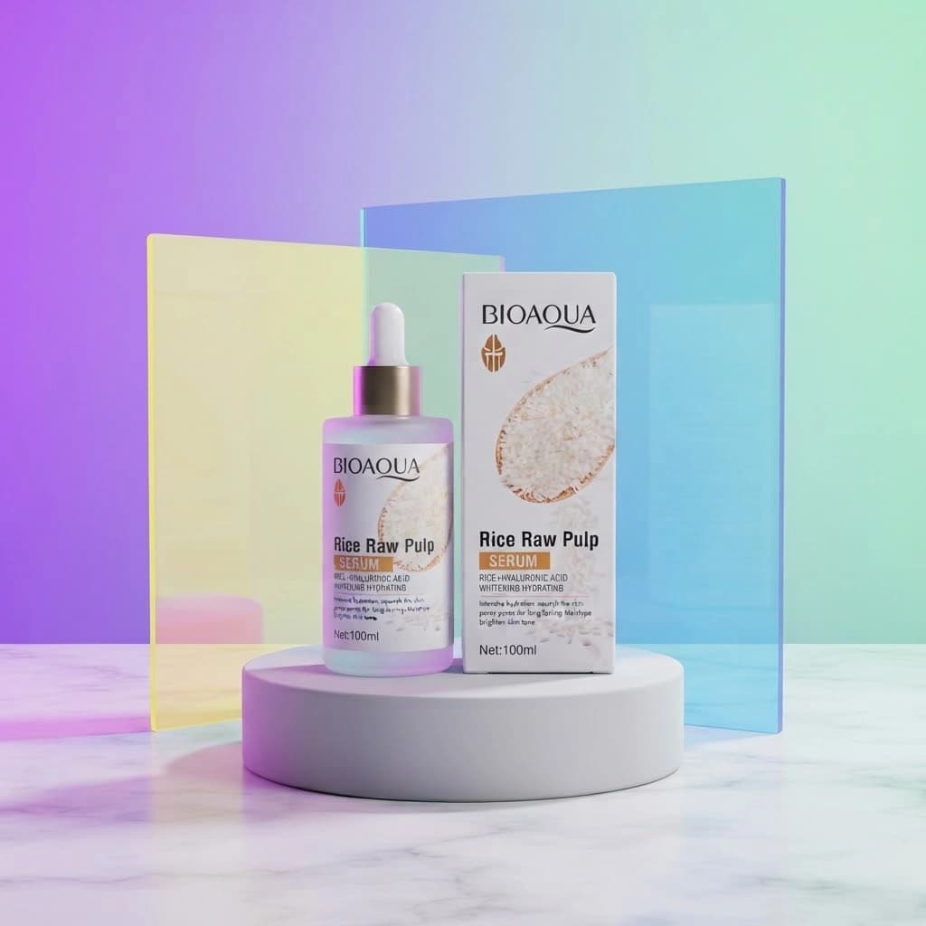 سرم برنج بیوآکوا BIOAQUA روشنکننده ۱۰۰ میل