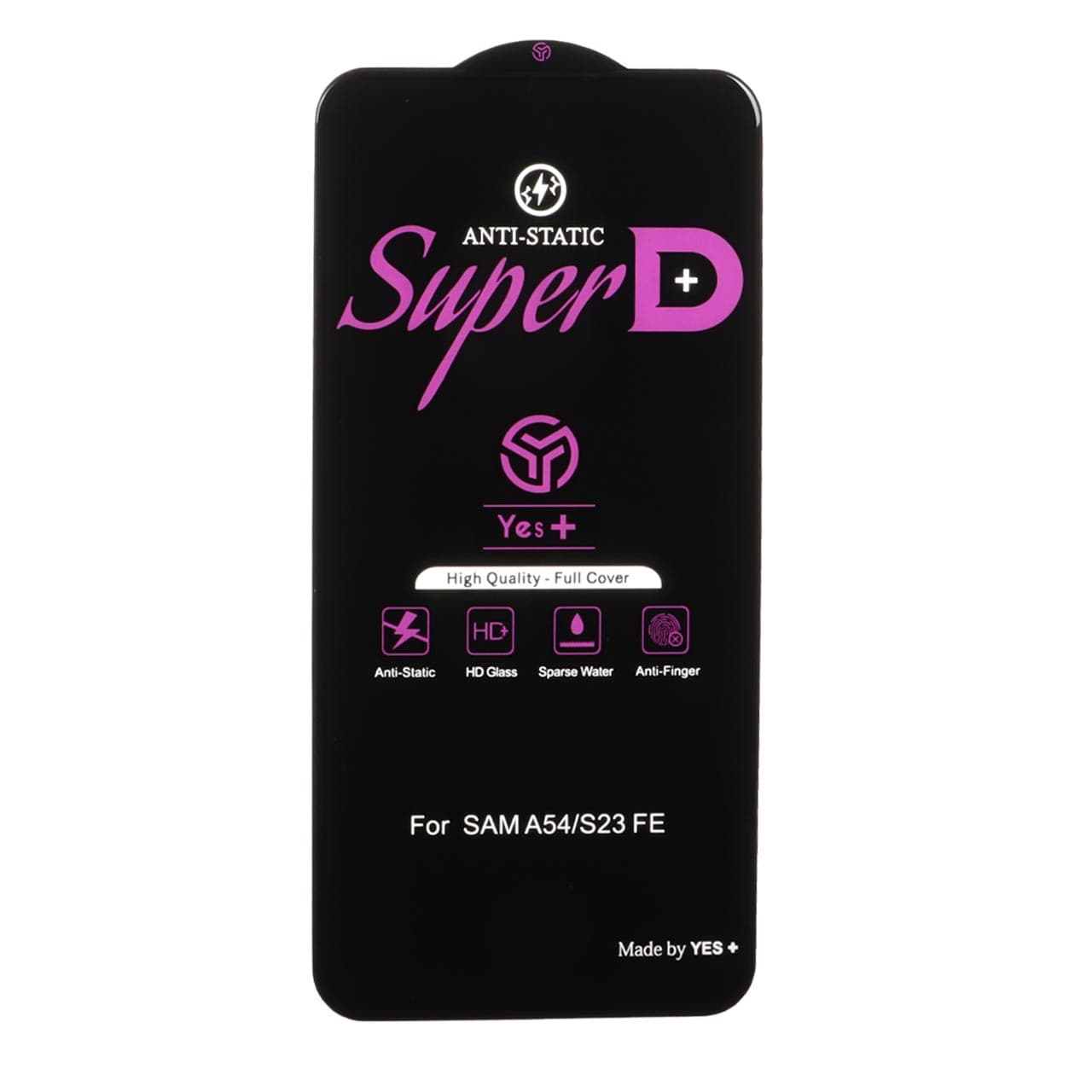 محافظ صفحه نمایش شیشه ای Super D Anti Static Yes Plus مدل Samsung Galaxy S23 FE / A54 / Honor 400 — تصویر ۲