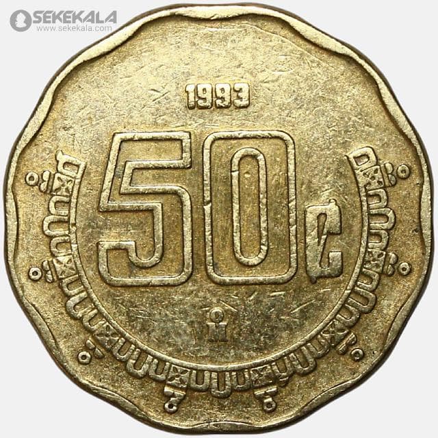 سکه 50 سنتاوو مکزیک 1993-2002