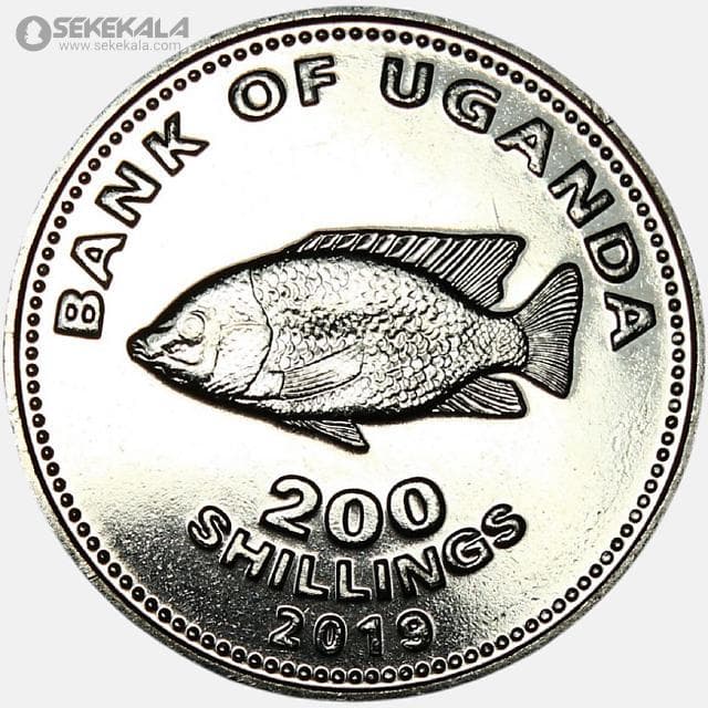 سکه کمیاب 200 شیلینگ اوگاندا 2012-2019 (UNC)